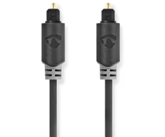 Nedis Optický audio kabelis TosLink (M) - TosLink (M) 5.00 m antracit