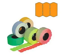 Aurika Marķēšanas pistoļu uzlīmes 26x16 mm, 5 gab., oranžas