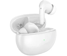 Borofone ausinės Bluetooth TWS FQ16 Star ANC+ENC smart AI baltos spalvos