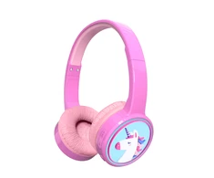 Ausinės dziecięce Bluetooth rožinė Denver BTH-106P