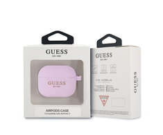 Guess GUA3LSC4EU „AirPods 3“ dangtelis violetinis / violetinis „Charm 4G Collection“