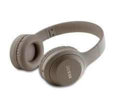 Guess Classic Sidabrinis Logo Bluetooth Stereo ausinės rudos spalvos