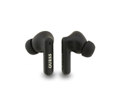 Guess PU 4G Metal Logo ENC TWS belaidės ausinės juodos spalvos