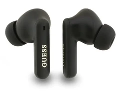 Ausinės Guess PU 4G Script Logo ENC TWS Belaidės Earphones Juodas