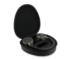 Ausinės Guess PU 4G Triangle Logo ENC Belaidės Headphone Juodas