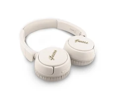 Guess Script Metal Logo belaidės ausinės gelsvos