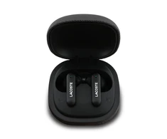 Ausinės Lacoste Iconic Petit Pique TWS Belaidės Earphones juodos spalvos