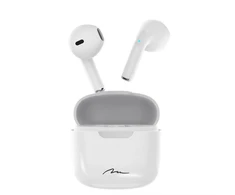 Media-Tech Įstatomos į ausis (į ausis įkišamos tipo) ausinės Bluetooth R-PHONES TWS MT3608W (balta)