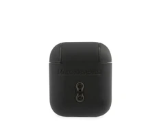 Mercedes Benz Apple AirPods Mercedes Cover Electronic Line (MEA2CSLBK) ausinių dėklas juodos spalvos