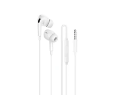 Borofone ausinės BM100 Pro Fuente su mikrofonu baltos spalvos