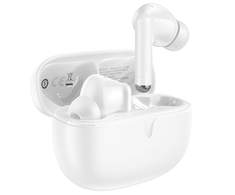 Borofone ausinės Bluetooth TWS FQ10 Joyful baltos spalvos