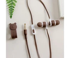 Dėklas Oem Earphones CASNI - CS-179 su mikrofonu Rožinė