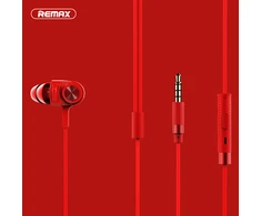 REMAX Earphones – RM-900F Vibration for gaming Raudona