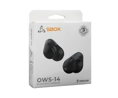 Ausinės Sbox EB-OWS14 Juodas
