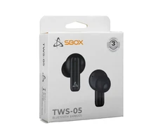Ausinės Sbox EB-TWS05 Juodas