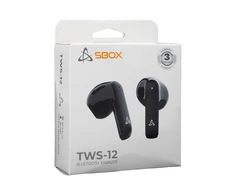 Ausinės Sbox EB-TWS12 Juodas