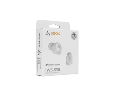 Ausinės Sbox EB-TWS538 baltos spalvos