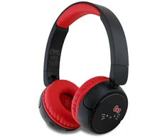 Ausinės Hello Kitty Face Logo Bluetooth raudonos spalvos