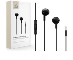 Tech-Protect ULTRABOOST MINI JACK ausinės G4 Juodas