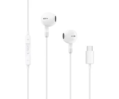 Ausinės TECH-PROTECT ULTRABOOST TYPE-C EARPHONE CORE G4 Baltas