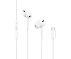 Ausinės TECH-PROTECT ULTRABOOST TYPE-C EARPHONE CORE G3 Baltas