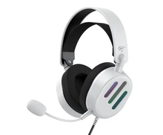 Žaidimų ausinės Havit H2038U RGB (balta)