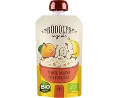 Rūdolfs Lat Eko Food Avižiniai dribsniai brzoskwiniowo-bananowa BIO 110 g