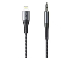 Adapteris iPhone Lightning - Jack 3.5 AWEI (CL-116L) juodos spalvos