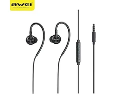 Stereo Ausinės 3.5mm Jack AWEI (L3) juodos spalvos