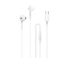 AWEI Stereo USB-C ausinės (PC-1T) baltos spalvos