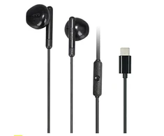 AWEI PC-6T USB stereo ausinės-C juodos spalvos