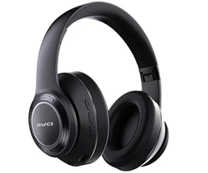AWEI Ant ausų uždedamos Bluetooth ausinės (A300BL) juodos spalvos