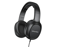AWEI GM6 on-ear ausinės 3.5mm jack juodos spalvos