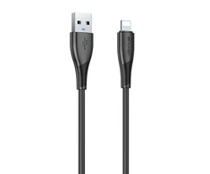 AWEI kabelis CL-182L USB į Lightning juodos spalvos