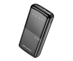 Išorinė baterija Power Bank Awei P13K PD20W/QC22.5W 20000mAh juoda