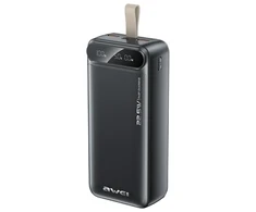 AWEI PowerBank PA-12 30000mAh 22.5W juodos spalvos