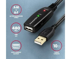 AXAGON ADR-210 USB 2.0 A-M -> A-F prailginimo kabelis 10 m