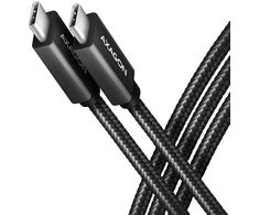 Axagon BUCM32-CM20AB duomenų perdavimo ir įkrovimo kabelis | USB-A į USB-C