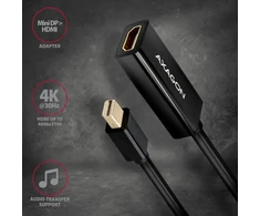 AXAGON RVDM-HI14N aktyvus adapteris MiniDP į HDM