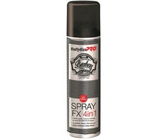 BaByliss PRO 4-in-1 purškiklis skutimosi ir pjovimo įrankių priežiūrai (Purškiklis FX 4in1) 150 ml