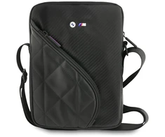 BMW Carbon Pockets &amp; Metal Logo 10" Planšetė Bag - Juodas