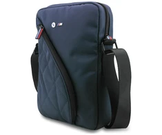 BMW Nylon Pockets &amp; Metal Logo 10" Planšetė Bag - Navy Mėlyna
