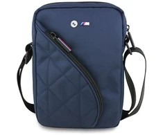BMW Nylon Pockets &amp; Metal Logo 8" Planšetė Bag - Navy Mėlyna