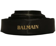 Balmain , , Gift Ribbon Roll, Juodas, 19mm For Women