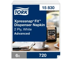 Baltas servetėlių dozatorius N14 TORK Xpressnap, 720 servetėlių