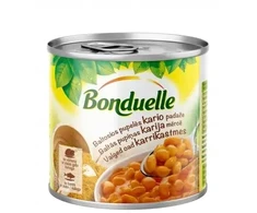 Baltās pupiņas karija mērcē Bonduelle, 430g