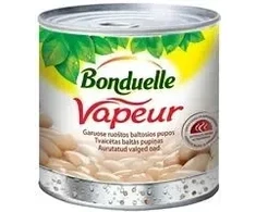 Baltās pupiņas tvaicētas "Vapeur" Bonduelle, 367g