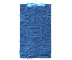Baltic Aqua Vannas istabas paklājiņš 70x120cm Square, mėlynas