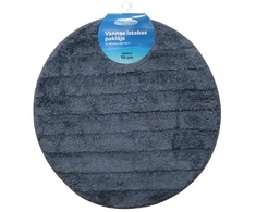 Baltic Aqua Vannas istabas paklājiņš D70cm Rino, pelēks