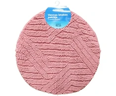 Baltic Aqua Vannas istabas paklājiņš D70cm Square, rozā